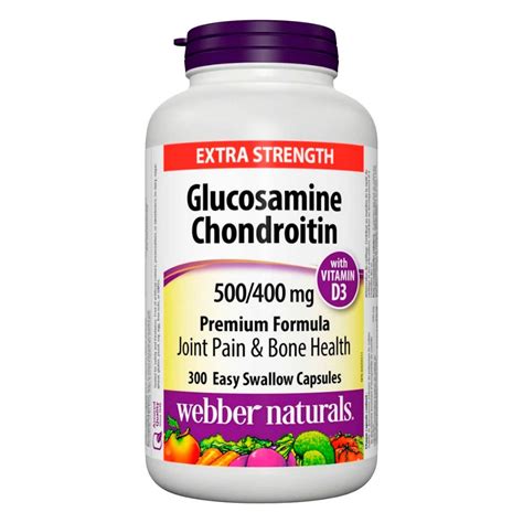 Glucosamine Chondroitin 500 400 Mg Double Strength 300 Capsules