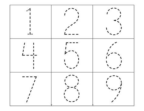 Numbers 1 20 Traceable Worksheets