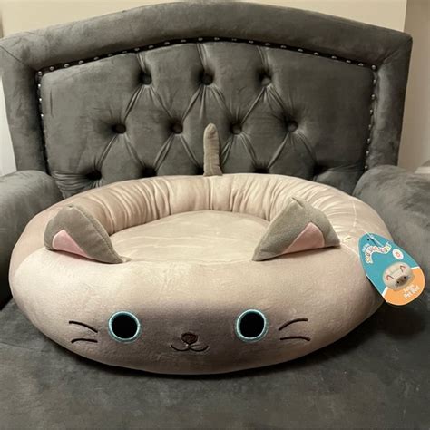 Squishmallows | Dog | Squishmallow Felton Pet Bed Siamese Cat Dog Cat ...