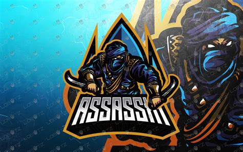 Assassin eSports Logo For Sale | Assassin Mascot Logo - Lobotz LTD