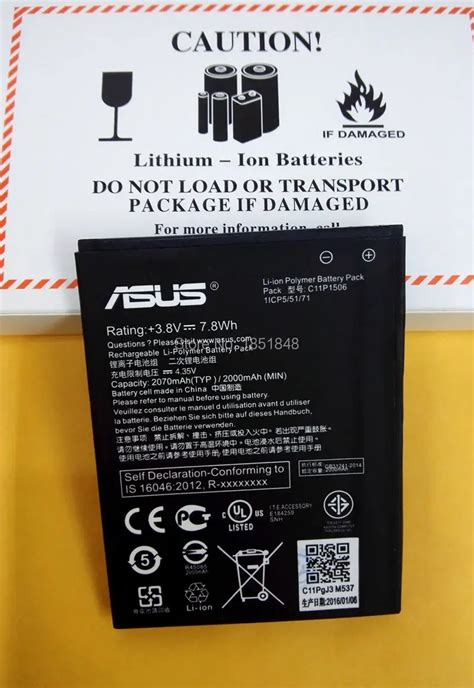 ZC500TG Z00VD Battery Zenfone Go C11P1506 Battery For ASUS Zenfone