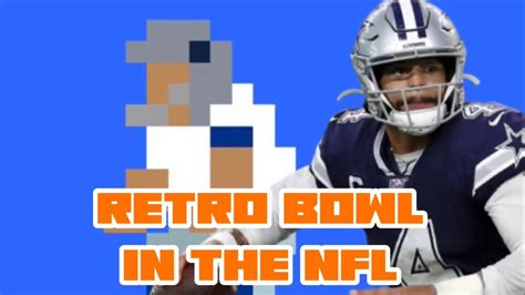 Retro Bowl Portrayed By The Nfl Old Video Youtube