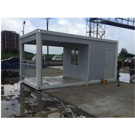 movable mobile modular manufactured shipping container house