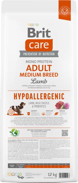 Корм для собак середніх порід Brit Care Dog Hypoallergenic Adult Medium ...
