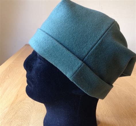 Medieval Bag Hat In Green 15th Century Cap Reenactment Etsy