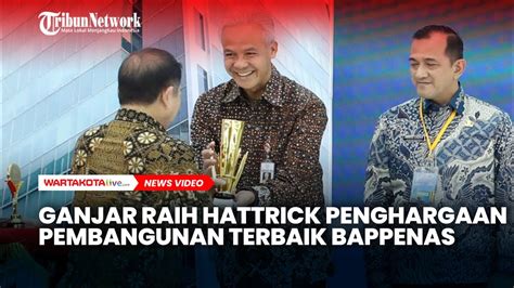 Ganjar Raih Hattrick Penghargaan Pembangunan Terbaik Dari Bappenas