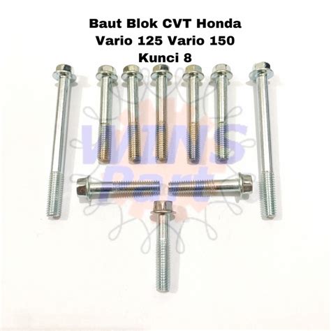 Jual Baut Blok Block Mesin Cvt Honda Vario Techno Dan Kunci