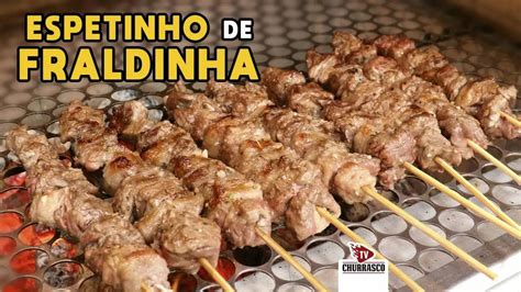 Como Fazer Espetinho De Carne Fraldinha Tv Churrasco