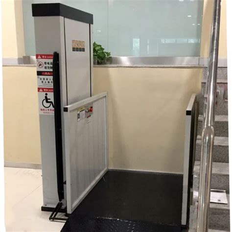 Electric Hydraulic Outdoor Vertical Wheelchair Lift Platforms Handicap