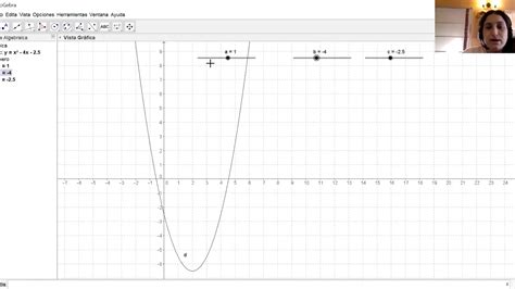 Parábola Con Geogebra Youtube