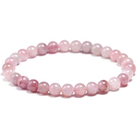 Bracelet Pierres Porte Bonheur Quartz Rose Misti Gri