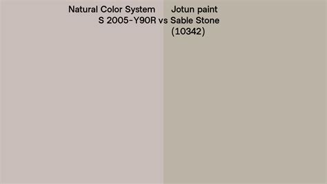 Natural Color System S Y R Vs Jotun Paint Sable Stone