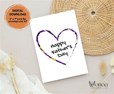 Fathers Day Printable Greeting Card Fathers Day T Printable Card