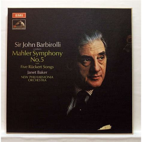 Mahler Symphony No 5 5 Ruckert Songs By Sir John Barbirolli LP Box