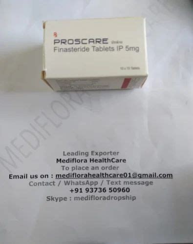 Proscare Finasteride 5mg At Rs 100stripe Finpecia 1mg Tablet In