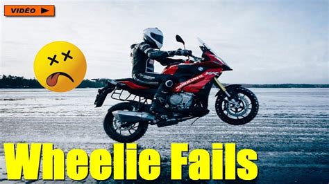 Wheelie Fails 😰compilation