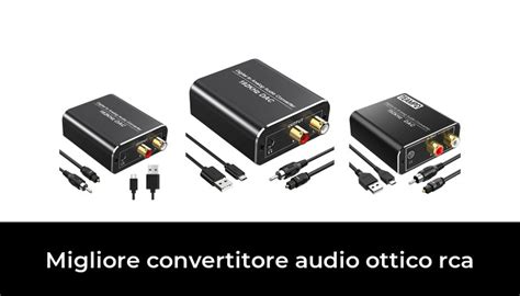 Migliore Convertitore Audio Ottico Rca Nel Secondo Gli Esperti