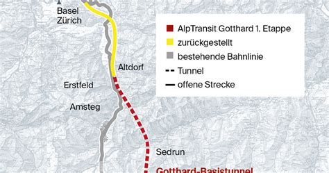 Ceneri Tunnel soll Durchbruch im Nord Süd Verkehr bringen Luzerner