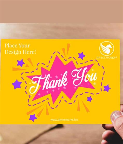 Free Postcard In Hand Mockup