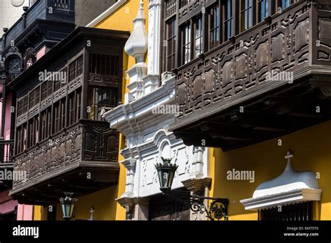 Colonial Architecture In Lima Citygoyeneche Palace And The Ucayali