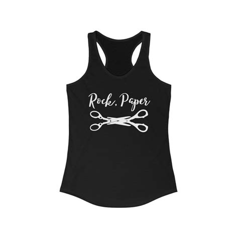 Rock Paper Scissors Lesbian Racerback Tank Top Lgbtq Tank Top Lesbian