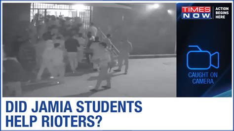 Watch New Cctv Footage Of Jamia Violence Accessed By Times Now