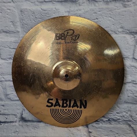 Sabian 16 B8 Pro Thin Crash Cymbal 1991 2009 Reverb Canada