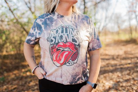 Rolling Stones Graphic Tee Glitter And Grace Boutique