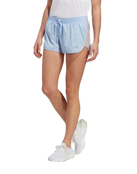 Womens Adidas Run It Shorts Blue Dawn Irun Singapore