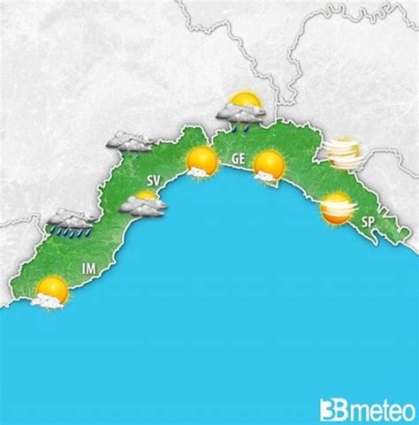 Meteo Liguria Tra schiarite e qualche pioggia ecco come sarà la