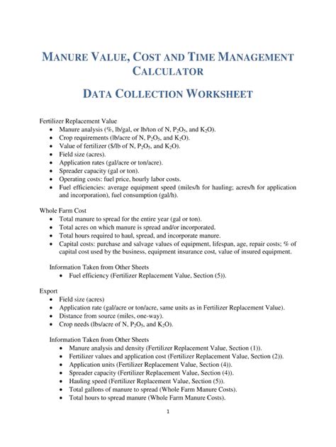 Fillable Online Nmsp Cals Cornell How To Interpret Your Manure Analysis