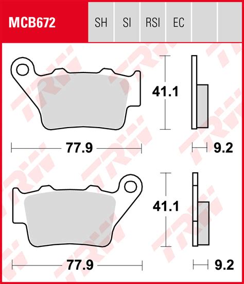 Bmw F Gs Dakar Bj E G Bremsbel Ge Hinten Trw Lucas M