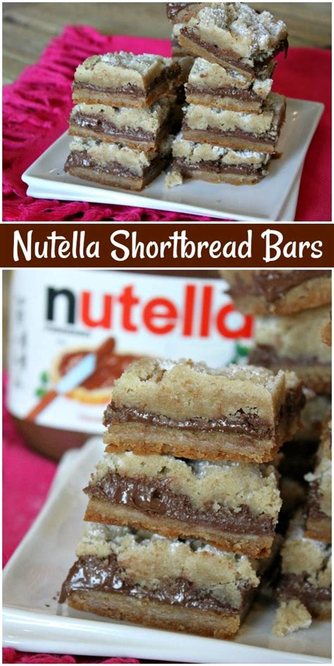 Nutella Shortbread Bars - Recipe Girl®