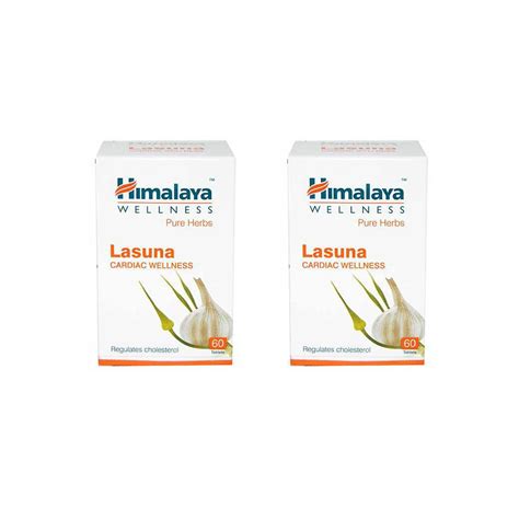 Himalaya Wellness Lasuna 60 Tablets Pack Of 2