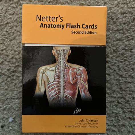 Netter S Anatomy Flash Cards By John T Hansen Nd Ed