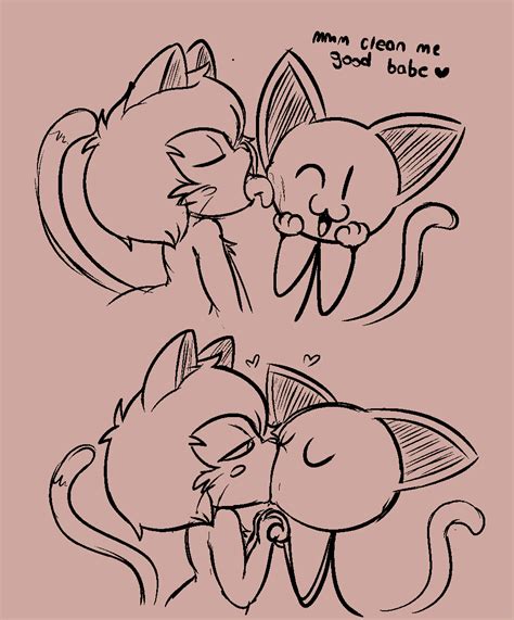 Rule 34 Ambiguous Gender Feline Kiffy Artist Kiffy Kiffy Kissing Stickman Tagme 7987895