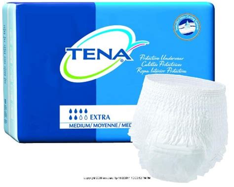 Tena Protective Underwear Extra Absorbency Tena Prtcv Undrwr Lg 1 Case 64 Each