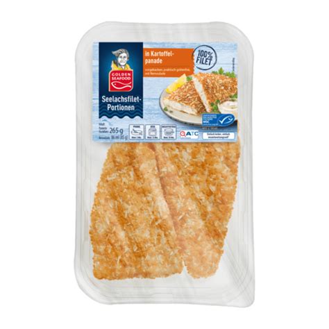 Golden Seafood Seelachsfilet Portionen Von Aldi Nord Ansehen