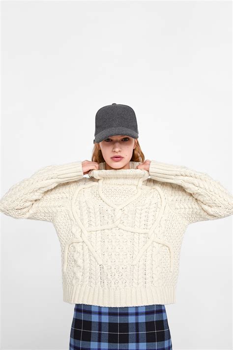 Zara Cable Knit Sweater