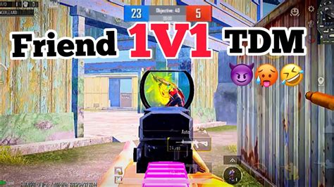 My Friend Challenge Me 1v1 TDM PUBG BGMI IPhone XR 60fps Pubg