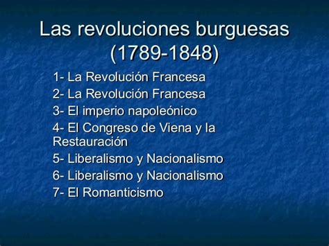 Las Revoluciones Burguesas