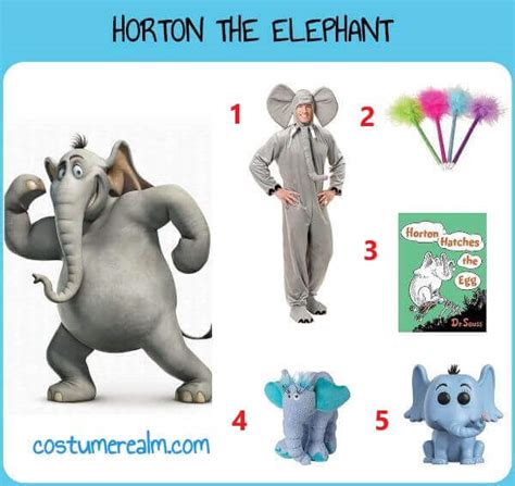 Horton The Elephant Costume | Halloween Guide |Costumerealm