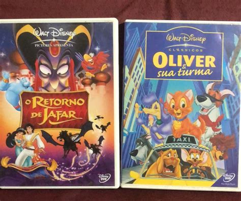 Combo Dvds O Retorno De Jafar Oliver E Sua Turma Item Info Eletro