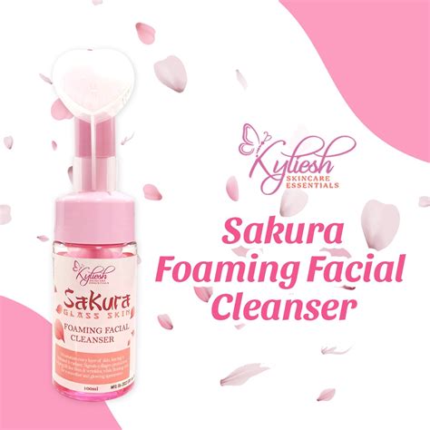 Sakura Glass Skin Facial Foam Cleanser 100ml Shopee Philippines