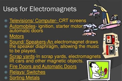 Electromagnet Uses