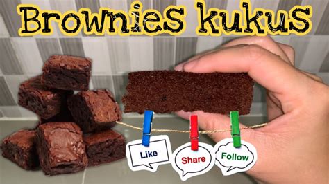 Resep Brownies Kukus Youtube