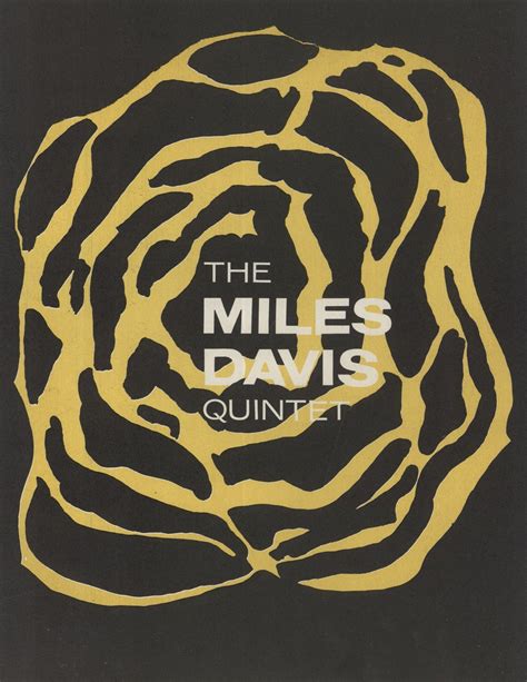 Miles Davis The Miles Davis Quintet Uk Tour Programme —