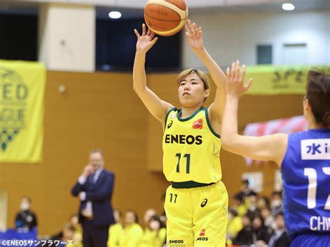 Eneos岡本彩也花はリーグ再開2連戦で流石の働き「思い切りシュートを打つのが自分の仕事」 バスケットボールキング