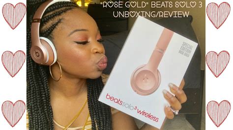 Rose Gold Beats Solo Unboxing Review Youtube