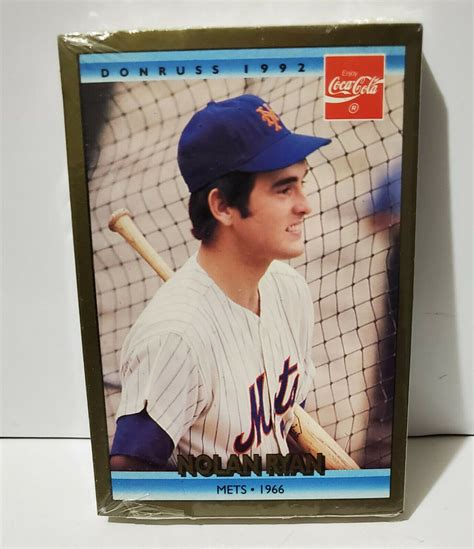 Mavin Donruss Coca Cola Nolan Ryan Career Series Set Sealed